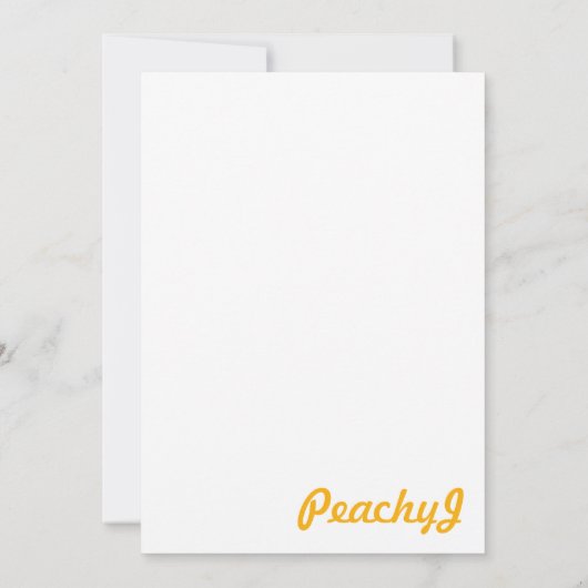 Sonnenschein Einladung (Rückseite)