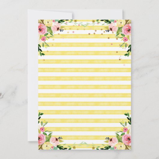 Sonnenschein Einladung zum ersten Geburtstag, Sonn (Rückseite)