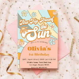 Sonnenschein erste Reise rund um den Sonnentag Einladung