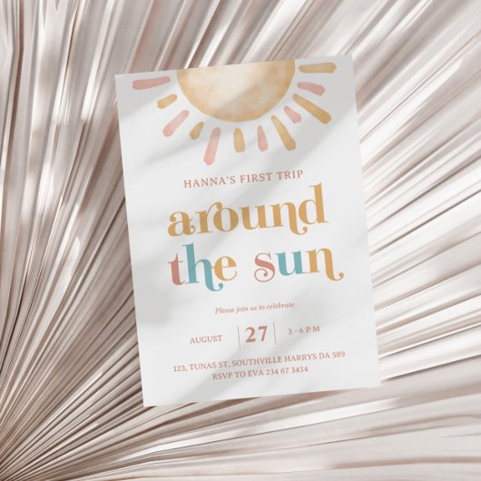 Sonnenschein Erster Ausflug rund um die Sonne 1. G Einladung