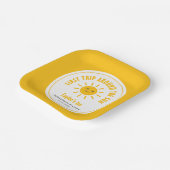 Sonnenschein Erster Ausflug rund um die Sonne 1. G Pappteller (Gewinkelt)