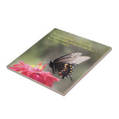 "Sonnenschein, Freiheit, Blumen-" Fliese (Seite)