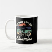 Sonnenschein-Funny Beach Lover Zitronen bringen Kaffeetasse (Links)