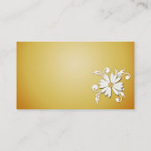 Sonnenschein-Gänseblümchen Visitenkarte (Rückseite)