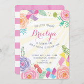 Sonnenschein-Geburtstags-Einladung Einladung (Vorne/Hinten)