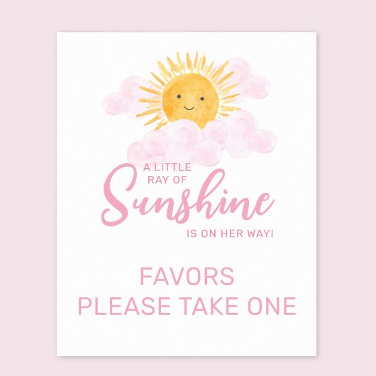 Sonnenschein Gefallen Schild