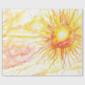 Sonnenschein Geschenkpapier (Flach)