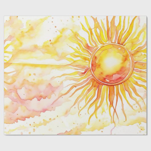Sonnenschein Geschenkpapier (Flach)