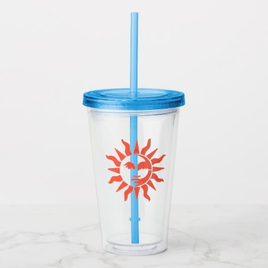 Sonnenschein-Glas-Cup Acryltrinkbecher (Vorderseite)