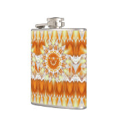 Sonnenschein Glück - Sonne mit Sonnenbrille Flachmann (Links)