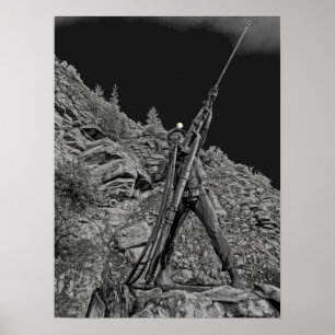 Sonnenschein-Grubenbrand-Monument - Idaho-Staat Poster