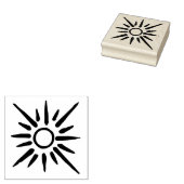 Sonnenschein Gummistempel (Stempel)