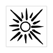 Sonnenschein Gummistempel (Prägung)