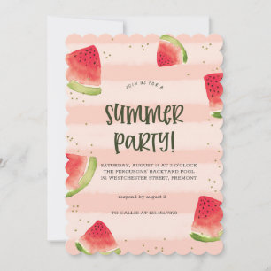 Sonnenschein & Gute-Laune-Sommerparty-Einladung Einladung