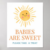 Sonnenschein Hier kommt der Sohn Babies sind Süßig Poster (Vorne)
