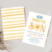 Sonnenschein hier kommt die Son Baby Dusche Einladung