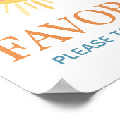 Sonnenschein hier kommt die Son Baby Dusche Liebha Poster (Ecke)