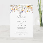 Sonnenschein im Herbst Elegante Wildblume geklappt Programm (Vorderseite)