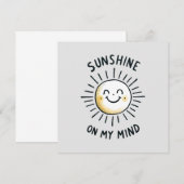 Sonnenschein im Kopf (Vorne/Hinten)