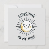 Sonnenschein im Kopf (Vorderseite)