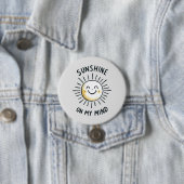 Sonnenschein im Kopf Button (Beispiel)
