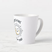 Sonnenschein im Kopf Milchtasse (Rechte Ecke)