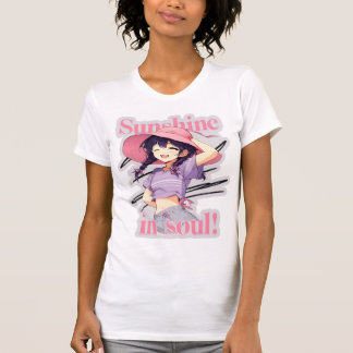 Sonnenschein im Soul Radiant Girl im Sommer Outfit T-Shirt