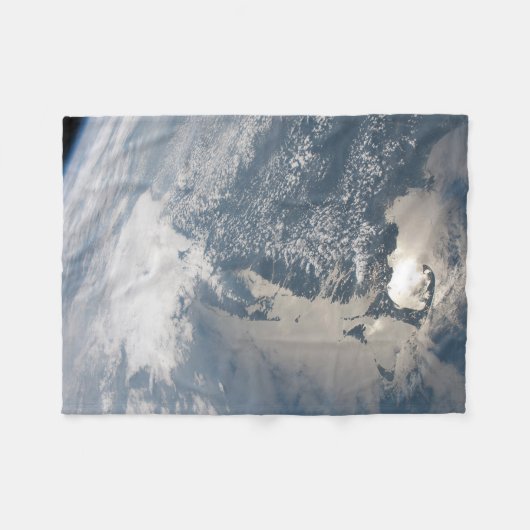 Sonnenschein im Wasser der Erde. Fleecedecke (Vorderseite (Horizontal))