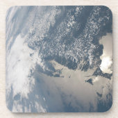 Sonnenschein im Wasser der Erde. Getränkeuntersetzer (Vorderseite)