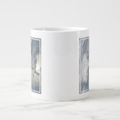 Sonnenschein im Wasser der Erde. Jumbo-Tasse (Vorderseite)