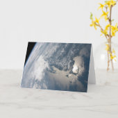 Sonnenschein im Wasser der Erde. Karte (Gelbe Blume)