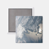 Sonnenschein im Wasser der Erde. Magnet (Vorderseite/Rückseite)