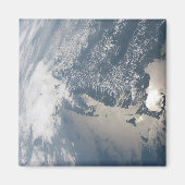 Sonnenschein im Wasser der Erde. Magnet (Vorne)