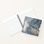 Sonnenschein im Wasser der Erde. Notizblock (Innenseite)