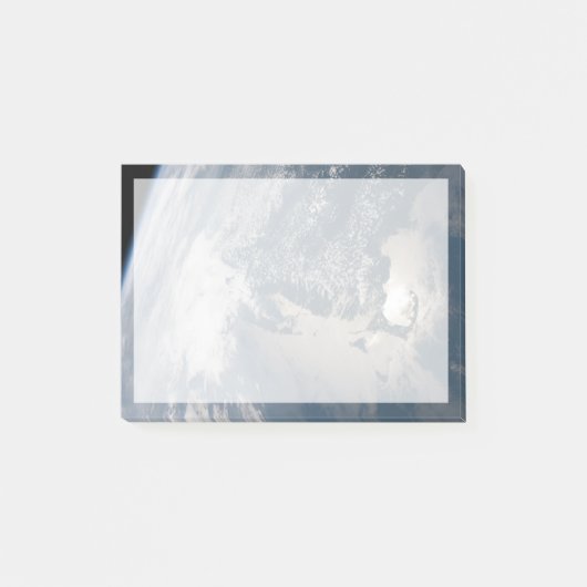 Sonnenschein im Wasser der Erde. Post-it Klebezettel (Vorderseite)