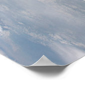 Sonnenschein im Wasser der Erde. Poster (Ecke)