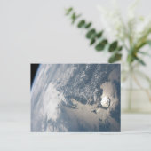 Sonnenschein im Wasser der Erde. Postkarte (Stehend Vorderseite)