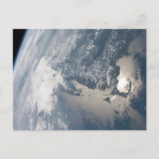 Sonnenschein im Wasser der Erde. Postkarte (Vorderseite)