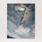 Sonnenschein im Wasser der Erde. Puzzle (Vertikal)