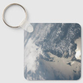Sonnenschein im Wasser der Erde. Schlüsselanhänger (Vorderseite)