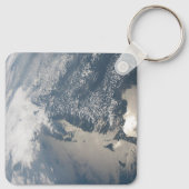 Sonnenschein im Wasser der Erde. Schlüsselanhänger (Rückseite)