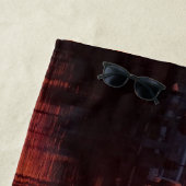 Sonnenschein im Wasser Strand Handtuch (Beispiel)