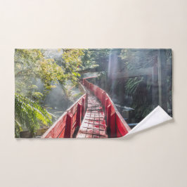 Sonnenschein in den Termas Geometrien, Conaripe, C Badhandtuch Set