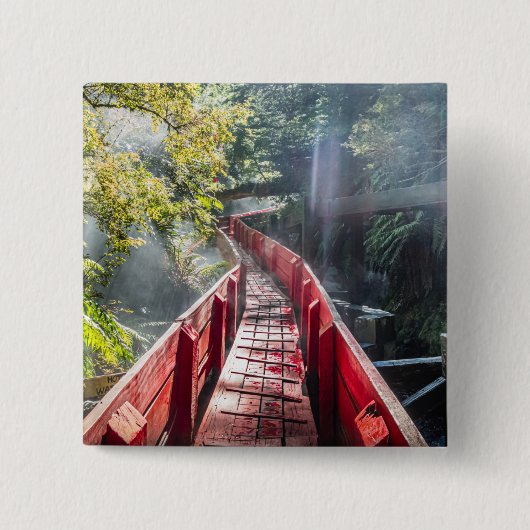 Sonnenschein in den Termas Geometrien, Conaripe, C Button (Vorderseite)