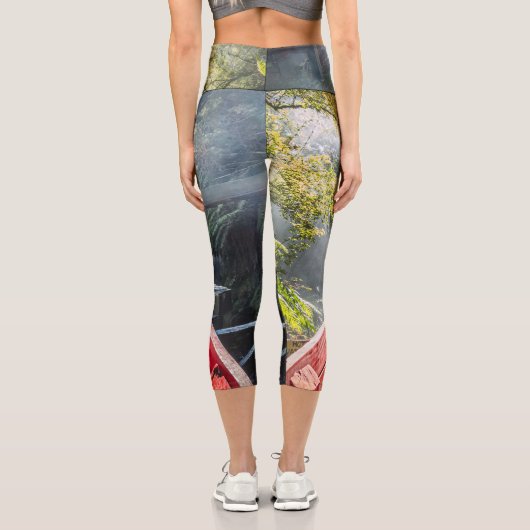 Sonnenschein in den Termas Geometrien, Conaripe, C Capri Leggings (Rückseite)