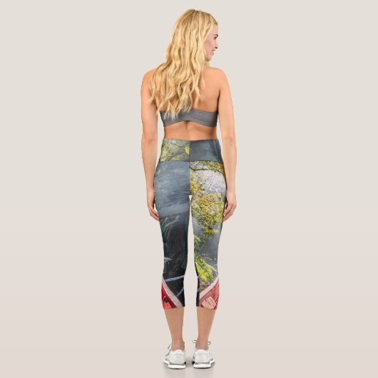 Sonnenschein in den Termas Geometrien, Conaripe, C Capri Leggings (Rückseite)