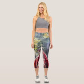 Sonnenschein in den Termas Geometrien, Conaripe, C Capri Leggings (Vorderseite)