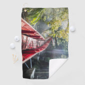 Sonnenschein in den Termas Geometrien, Conaripe, C Golfhandtuch (Insitu)