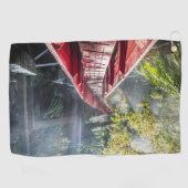 Sonnenschein in den Termas Geometrien, Conaripe, C Golfhandtuch (Horizontal)