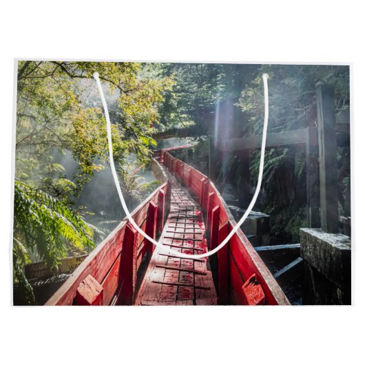 Sonnenschein in den Termas Geometrien, Conaripe, C Große Geschenktüte (Rückseite)